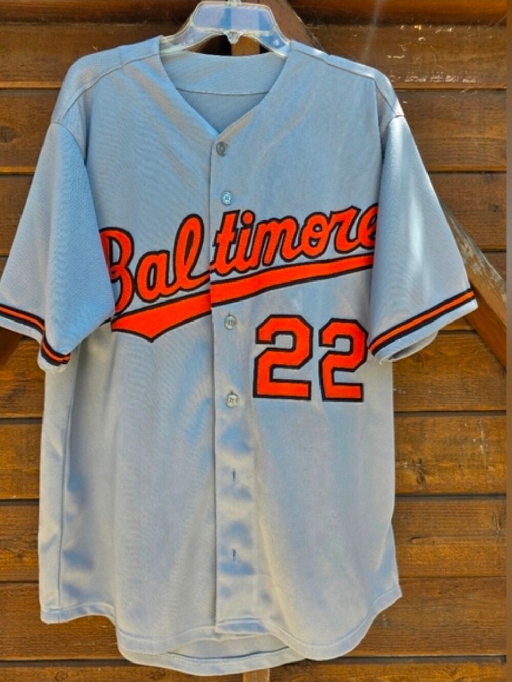 Baltimore  Gray Baseball  #22 Palmer Jersey XL